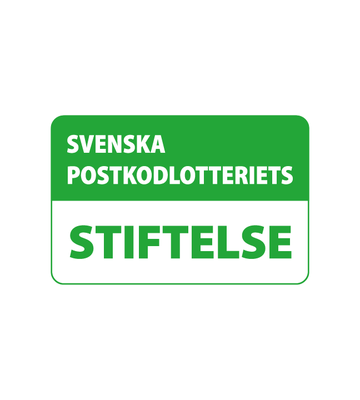 Svenska Postkodlotteriets Stiftelse logotyp.